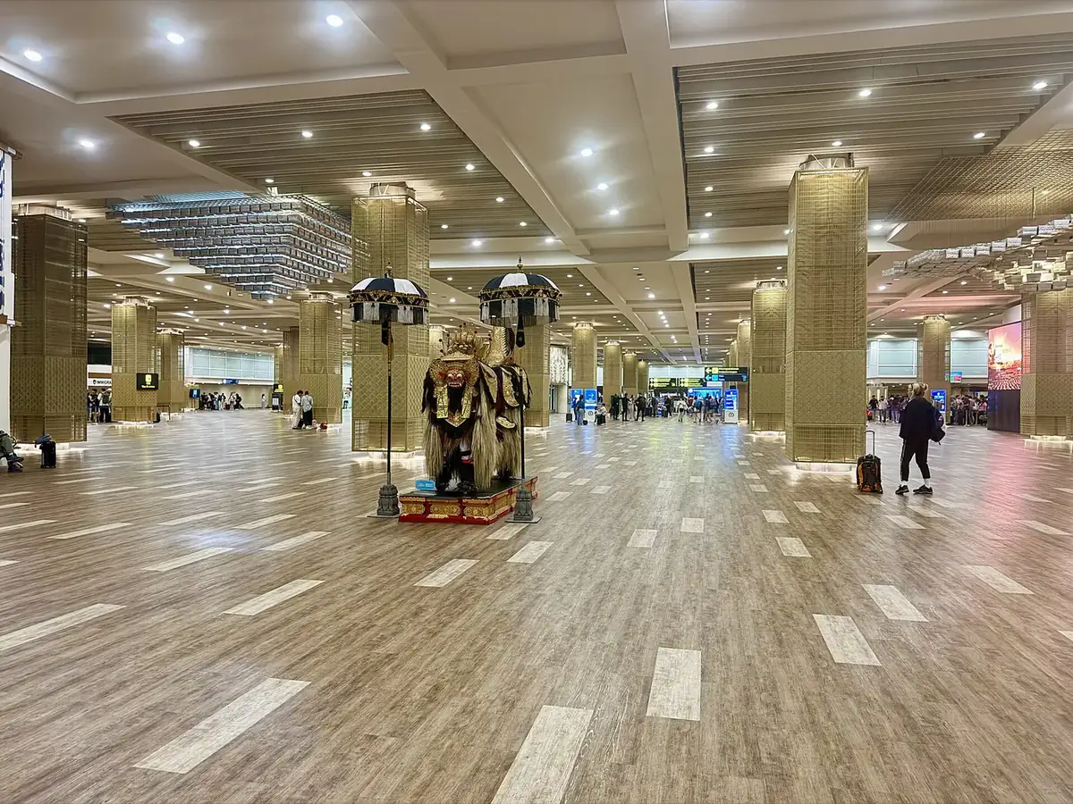 International terminal at Ngurah Rai Airport, Bali