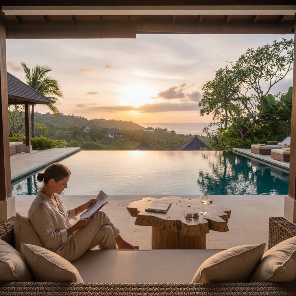 Luxury Bali villa lifestyle Golden Visa Indonesia